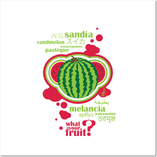 FruitHeads Watermelon Posters and Art